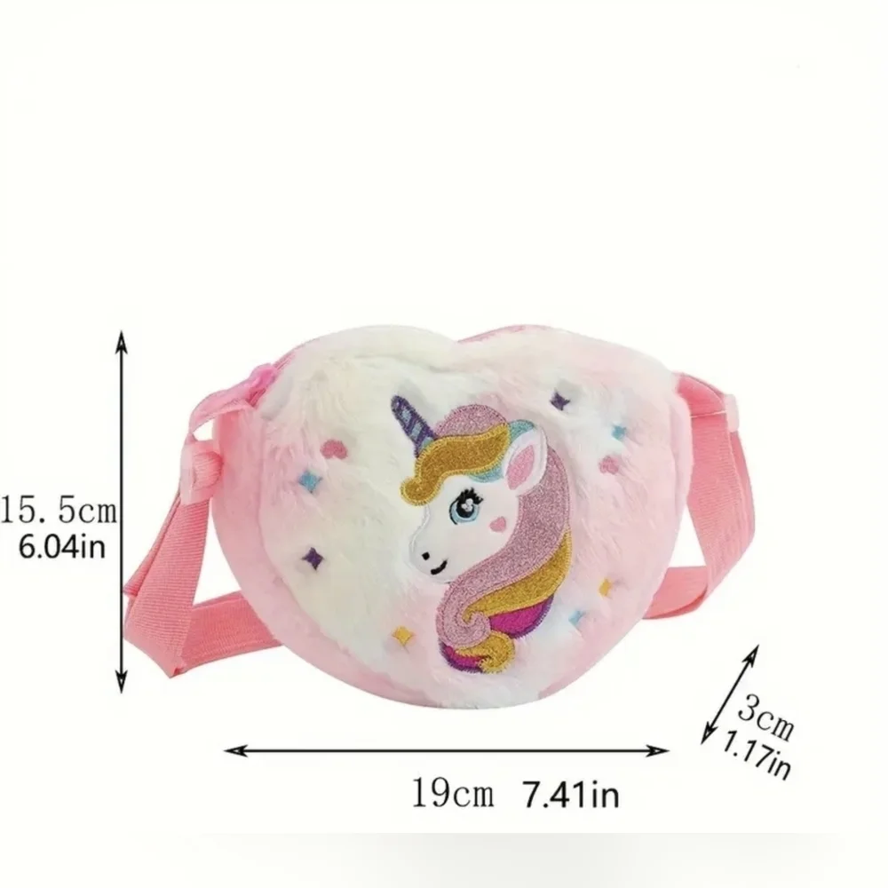 1pc Girl's Cartoon Coin Purse, Cute Girl Cross Body Bag, T9MIS